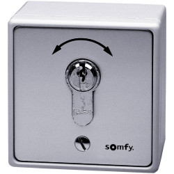 Somfy 1871148 Door Opener Key Switch Flush/Surface Mount Plastic Housing