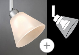 60012 URail shade Kegi DecoSystems, 110 mm, white