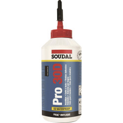 Soudal 83707299 PRO 30 D Wood Glue 750g Fast Curing High Water Resistance