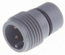 ELST 412AU, wtyk 4 stykowy, M12x1, wciskany do obudowy, styki złocone, Hirschmann, 931902106, 931 902-106, ELST412AU