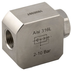 Szybki zawór wydechowy BSP 1/2 żeńskie rura: 12mm RS PRO