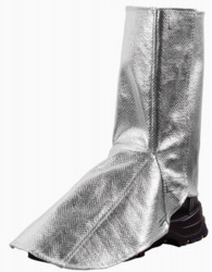 Aluminised Argon Spats FR Velcro One Siz