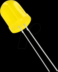 10003Y1D-EHB-A LED 10mm, wired, yellow, 450 mcd, 60°