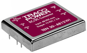 DC converter, 10-40 VDC, 20 W, 1 output, 2.5 VDC, 83 % efficiency, TEN 30-2409WI