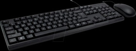 88884105 Keyboard and mouse set, USB, layout: US