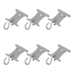 Wieszak na szynę do markizy z haczykiem 6szt