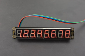 DFRobot Gravity: 8-Digital LED Segment Display Module (Red)