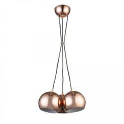 Lampa wisząca Rame miedziana 3xE14 Light Prestige