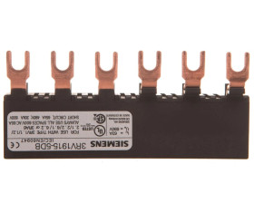 Szyna łączeniowa 3P widełkowa (6mod.) do 2 wyłączników 3RV1915-5DB