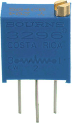 Potencjometr dostrojczy 10kΩ THT 0.5W 25 -zwoje Regulacja górna 2,19 mm