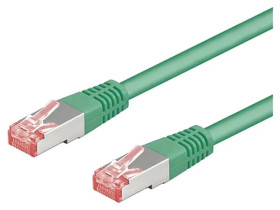 S/FTP6-CU-050GR Patch cord S/FTP 6 linka Cu LSZH zielony 5m 28AWG