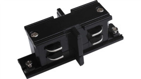 Łącznik Szynoprzewodu Ip20 3-Fazowy Czarny Track Short Connector 4W Black...
