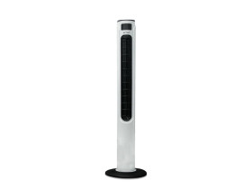 VT-5547 55W Wentylator podłogowy wieża wyświetlacz LED sterowanie: pilot wysokość: 117 biały 7902 V-TAC