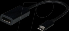 EBUSBC-DP-8K60 Adapter USB C > DP, 8K at 60 Hz, 1.4, 0.2 m