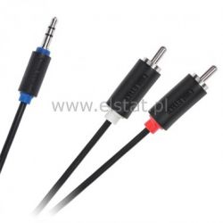 Jack 3,5- 2x RCA 10m Cabletech standard