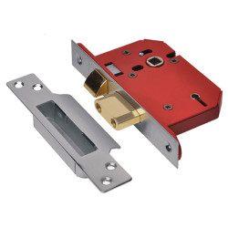 UNION StrongBOLT 2205S 5 Lever Mortice Sashlock Stainless Steel 81mm 3in Visi