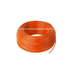 PRZEWÓD LGY 1x 0,75mm2 POMARAŃCZ LINKA H05V-K PVC-40...+70°C