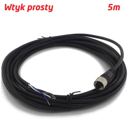 Przewód Czujnik Zbliżeniowy M8 3-PIN 5m wtyk prosty