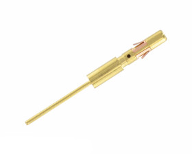 Końcówka pinowa 16 Żeński Lutowane 18.2mm Montaż na płytce drukowanej 22 → 20 AWG