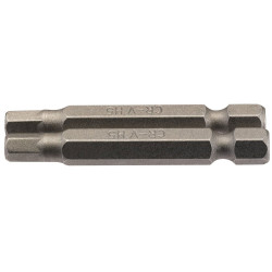 Draper 64255 5mm 1/4&quot; Hex Hexagonal Insert Bit 50mm Long x 2