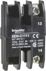 Blok styków Schneider Electric XENC blokada Blok styków 2 NO 240V