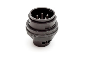 Złącze wielostykowe przemysłowe 4 + PE-pinowe, panelowe Wtyczka Amphenol Industrial