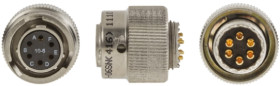 Złącze 6-pinowe Męski Amphenol Limited Żeński Montaż na kablu MIL-DTL-26482 rozmiar 10