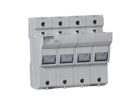 Oprawa bezpiecznikowa Mocowanie szynowe rozmiar: 14 x 51mm 50A 690V ac Lovato