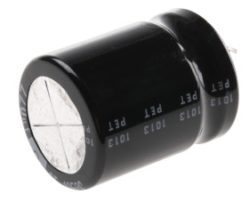 Kondensator 220μF 200V dc Zatrzaskowy Nichicon roztaw: 10mm 20 (Dia.) x 25mm