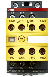 Stycznik 100 do 250 V AC/DC ABB Jokab styki: 3 9 kW 30 A 3NO Montaż na szynie DIN Śruba 1SBL177082R1322 AFS16-30-22-13