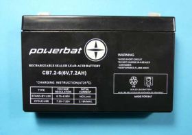 6V/7,2Ah CB 151x34x94 F1 POWERBAT AGM