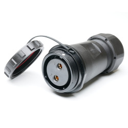 Przemysłowe złącze okrągłe 2-pinowe SP29 Układ szeregowy Gniazdo RS PRO Żeńskie IP68 SP2911C