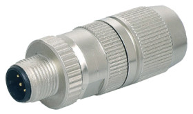 Złącze wielostykowe przemysłowe 3-pinowe M12 Montaż na kablu Wtyczka Murrelektronik Limited