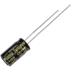 Suntan TS13DE1J220MSB0A0R 22uF 63V &#x2B;/-20% 6.3*11mm P:2.5mm Radial Alum Elec Cap