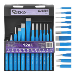 Zestaw przecinaków punktaków 12el. GEKO CB-72076
