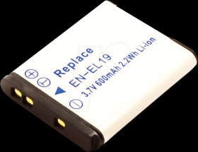 40644 Battery, digital camera, compatible, 600 mAh