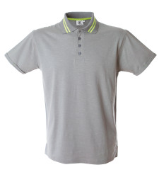 TENERIFE MAN COOL GREY/YELLOW FLUO POLO