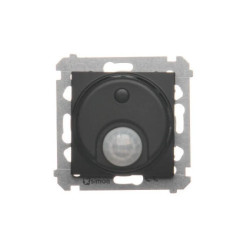 Simon 54 Łącznik z czujnikiem ruchu z przekaźnikiem (moduł) 8(2) A 230V czarny mat wymagana instalacja 3-przew. DCR10P.01/49