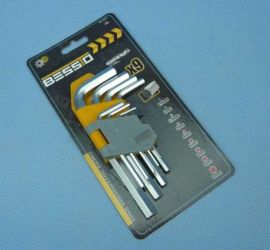 KLUCZE IMBUSOWE 9-SZT DŁ.BESSTO