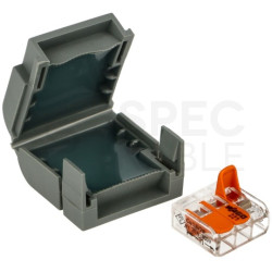 Mufa kablowa żelowa wielokrotnego użytku na 1 złączkę 0,2-4mm2 hermetyczna IPx8 ShellBOX MJBF-113