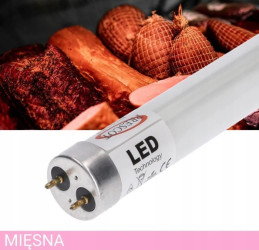 Świetlówka led T8 G13 mięsna 60cm 10W 880lm Prescot