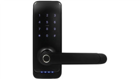 Klamka Z Kontrolerem Dostępu Eura Elh-01H4 Czarna
