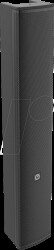 12604183 INTUSONIC 4VM100T two-way full-range speaker column, black