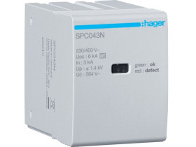 SPD Moduł T3 MOV 4P sieć TN-S In=3kA Uc