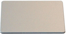 Insert sign, rectangular, silver, for M22, 216480