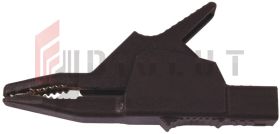 Krokodylek bezp. gn. 4mm AK-2B2540-BK CAT III 1000V 34A