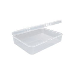 Plastikowe pudełeczko - 115x83x30mm - zamykany pojemniczek - organizer