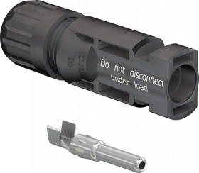 Wtyk MC4 złącze do przewodu 4/6mm2 (fi=5,5-7,4 mm) Staubli (Multi Contact) - opak. 50 szt