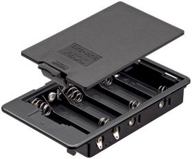 POJEMNIK BAT. 6*R6 (6*AA) ZAMKN.