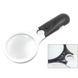 Lupa 3x/45x podśw LED AG